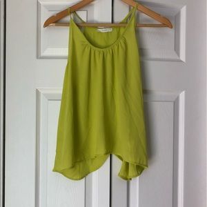green vibrant tank top